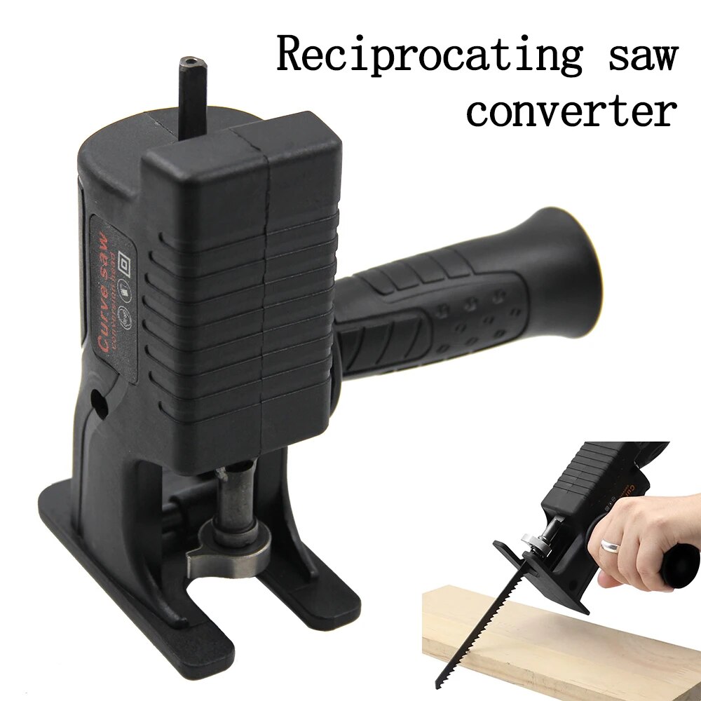 Reciprocating Saw Attachment Drill - Broca elétrica portátil para uso doméstico,