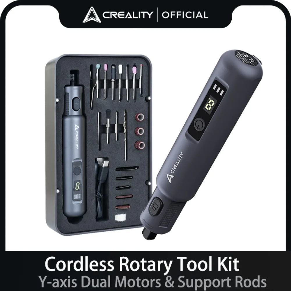 Cordless Rotary Tool Kit Accessories - Creality kit de ferramentas rotativas sem