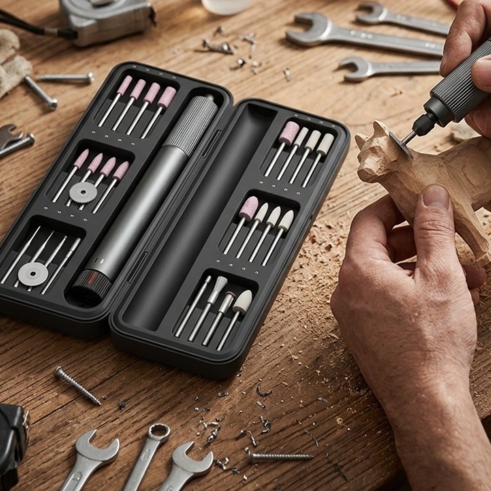 Cordless Rotary Tool Kit Accessories - Kit de ferramentas rotativas sem fio
