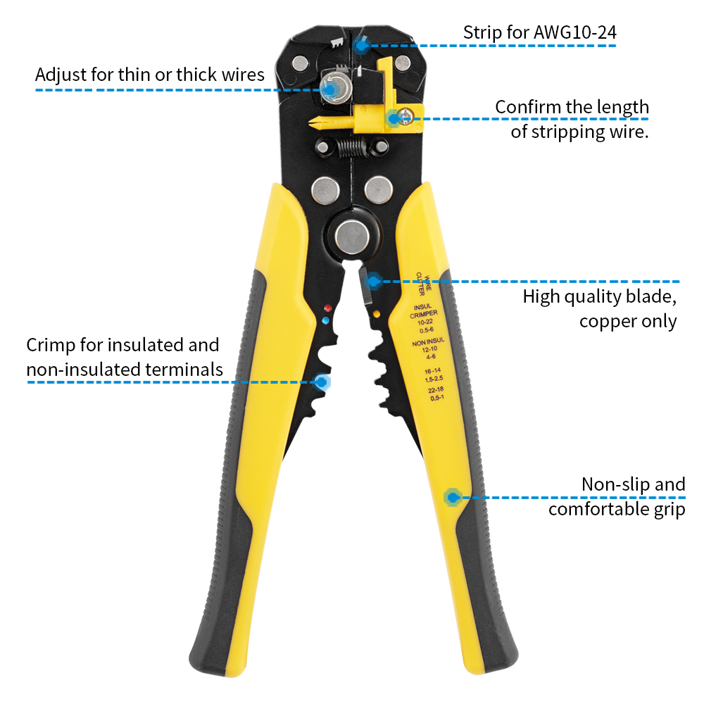 Alicate Multifuncional Desenca - Automatic Wire Stripper Cutter avaliação e preço