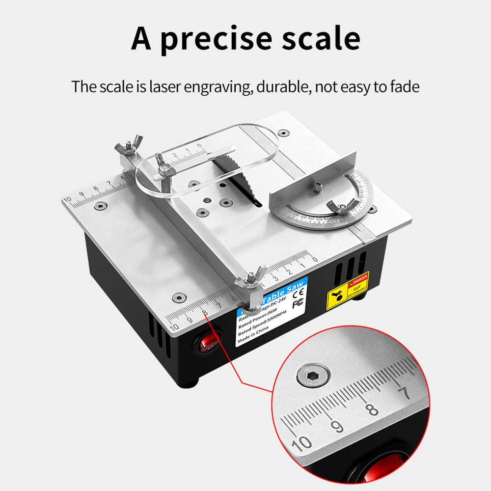 DC24V Household Miniature Wood - Mini Table Saw For Woodworking avaliação e preço