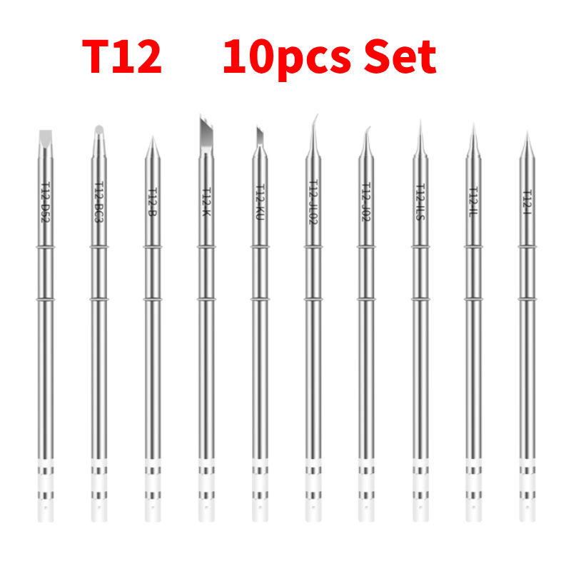 Conjunto de 10 Pontas de Ferro - Digital Soldering Station T12 avaliação e preço