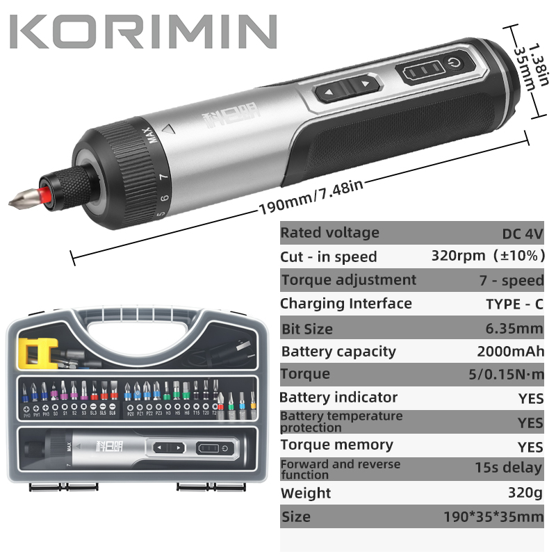 Kit Parafusadeira Elétrica Sem - Electric Screwdriver Rechargeable Usb avaliação e preço