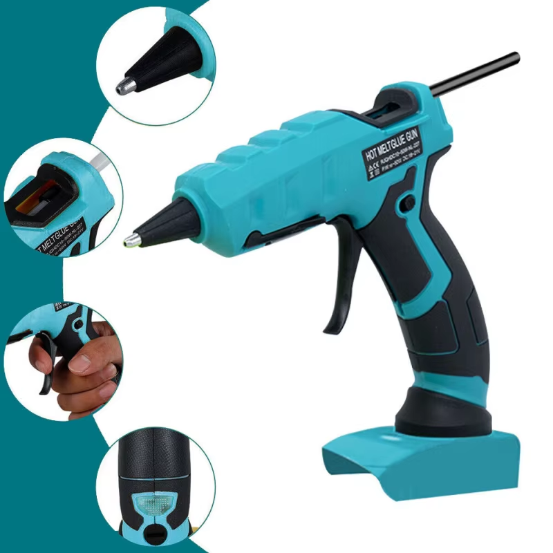 Pistola de cola sem fio para m - Hot Melt Glue Gun Cordless avaliação e preço
