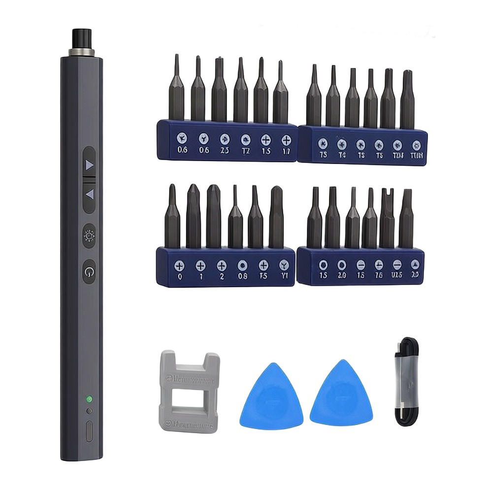 Kit de Chave de Fenda Elétrica - Electric Screwdriver Rechargeable Usb avaliação e preço