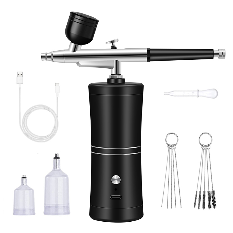 Aerógrafo para unhas arte pint - Airbrush Kit With Mini Compressor avaliação e preço