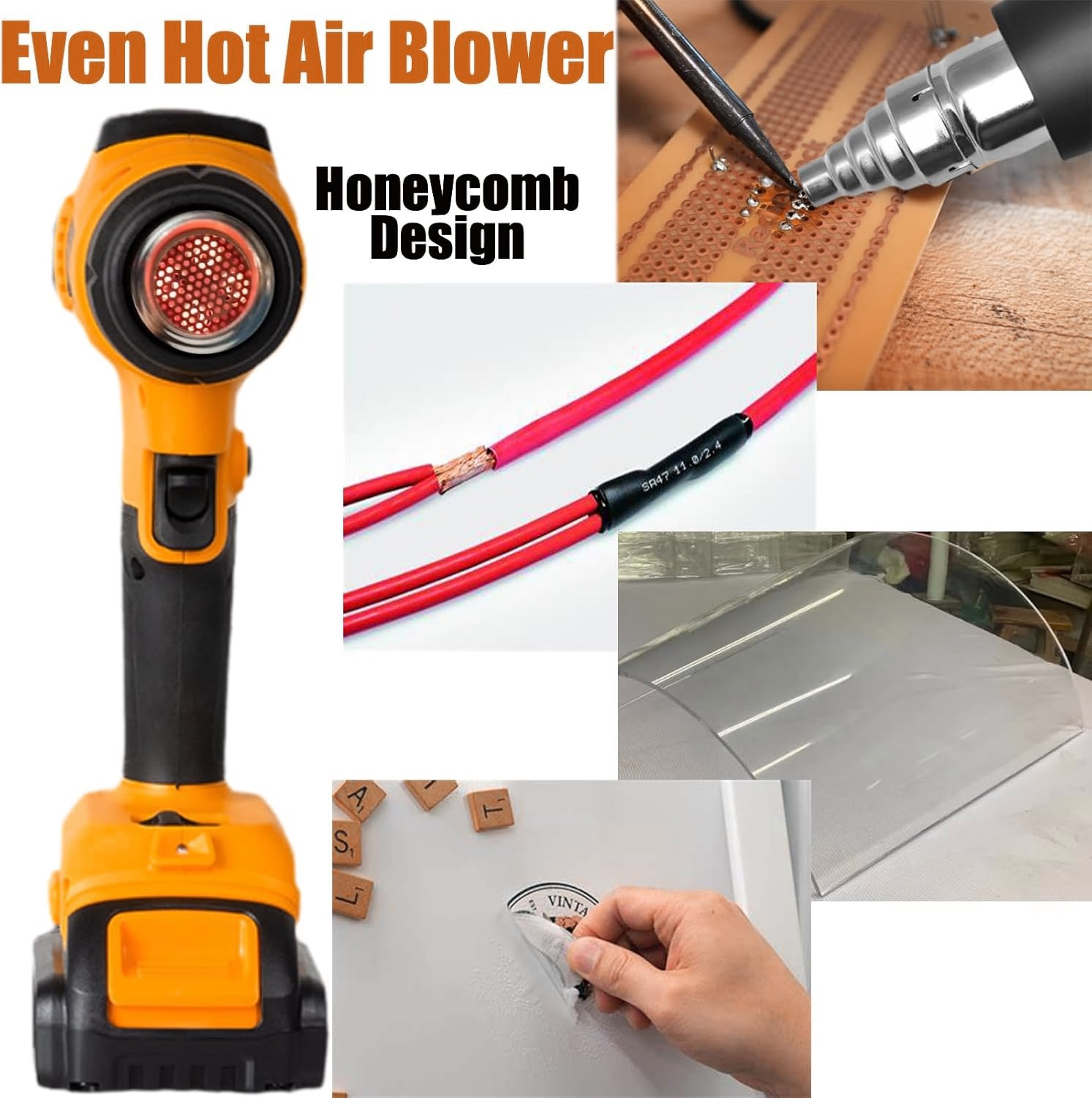 Pistola de Calor Sem Fio para  - Cordless Heat Gun For Shrink Tubing avaliação e preço