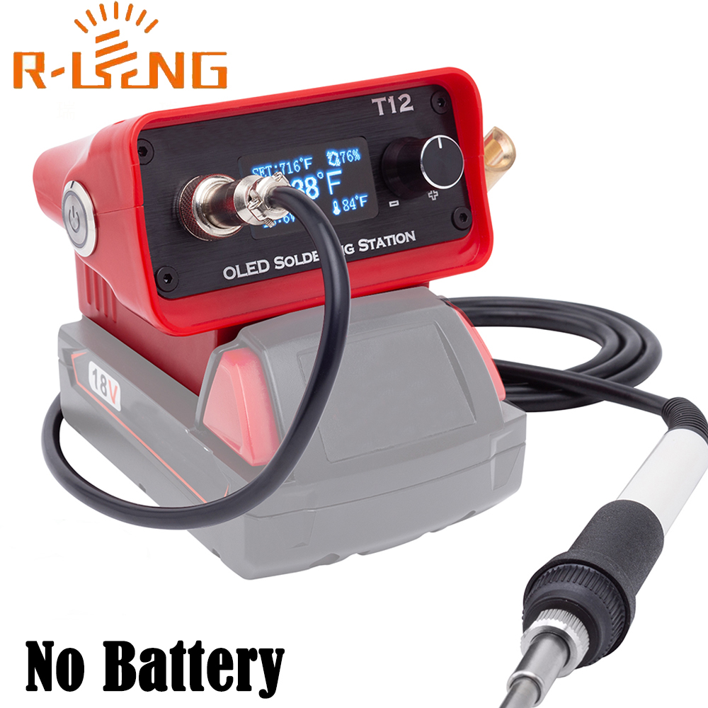 Estação de ferro de solda oled - Digital Soldering Station T12 avaliação e preço